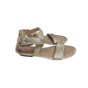 Sperry Topsider Women's Sandal Size 7.5M Leather Silver